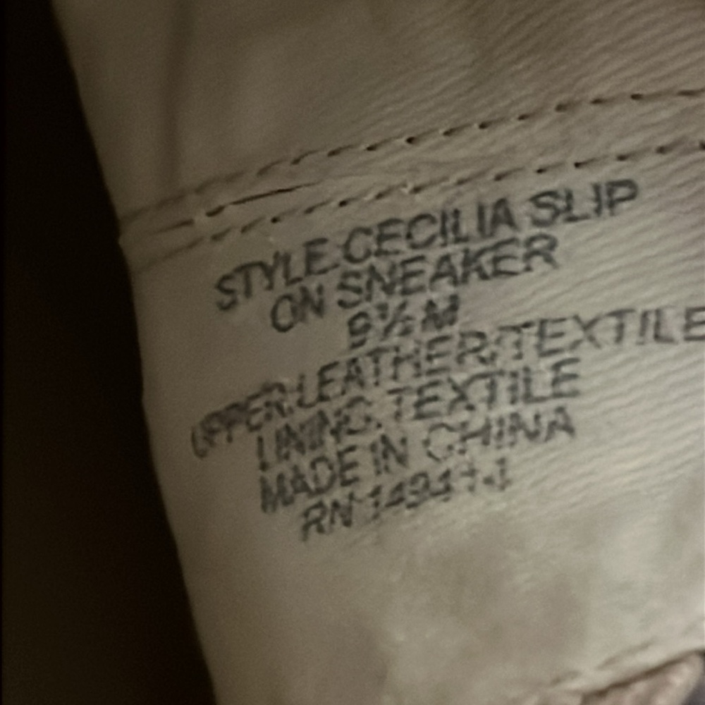 Johnny Was Cecilia Slip-On Embroidered Sand Sneakers - Picture 10 of 10
